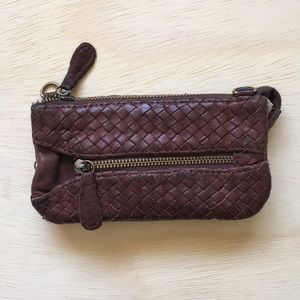 Brown leather wallet